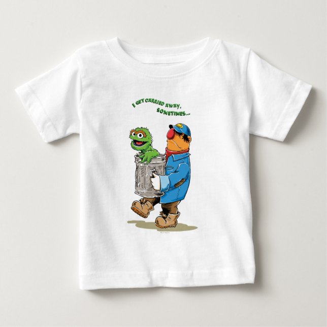Sesamstraße | Oscar & Bruno der Müllmann Baby T-shirt (Vorderseite)