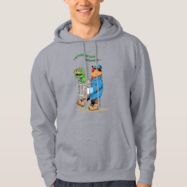 Sesamstraße | Oscar & Bruno der Müllmann Hoodie (Vorderseite)