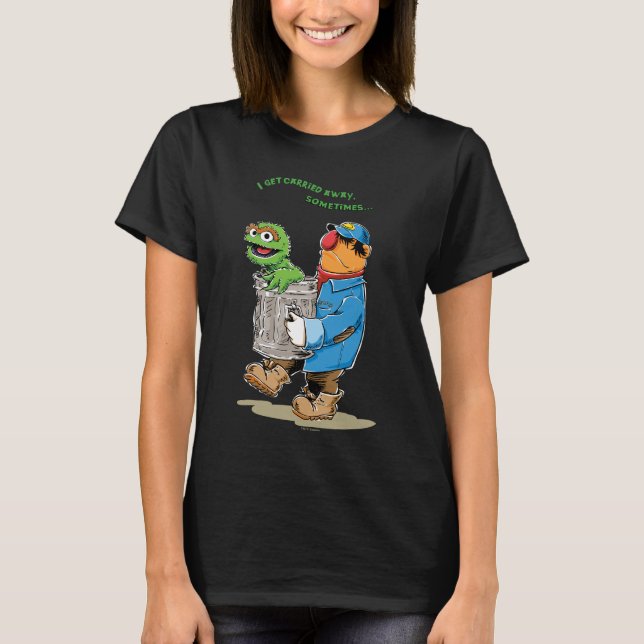 Sesamstraße | Oscar & Bruno der Müllmann T-Shirt (Vorderseite)