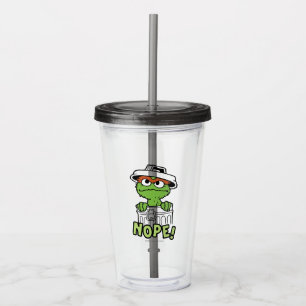 Sesamstraße Oscar der Grouch Nope! Acryltrinkbecher