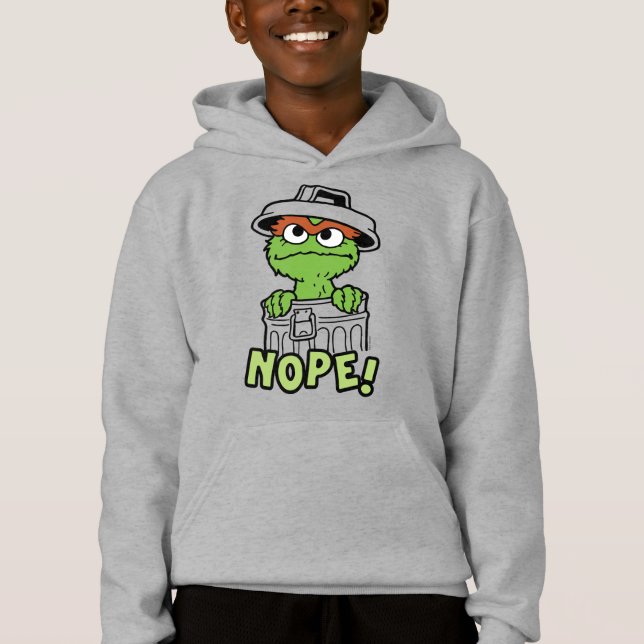 Sesamstraße | Oscar der Grouch Nope! Hoodie (Vorderseite)