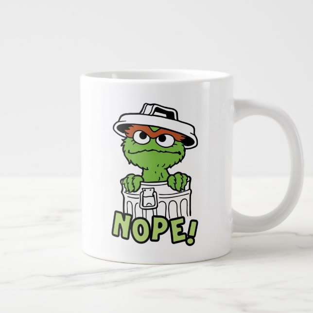 Sesamstraße | Oscar der Grouch Nope! Jumbo-Tasse (Rechts)