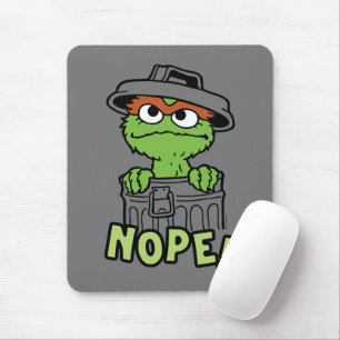 Sesamstraße Oscar der Grouch Nope! Mousepad