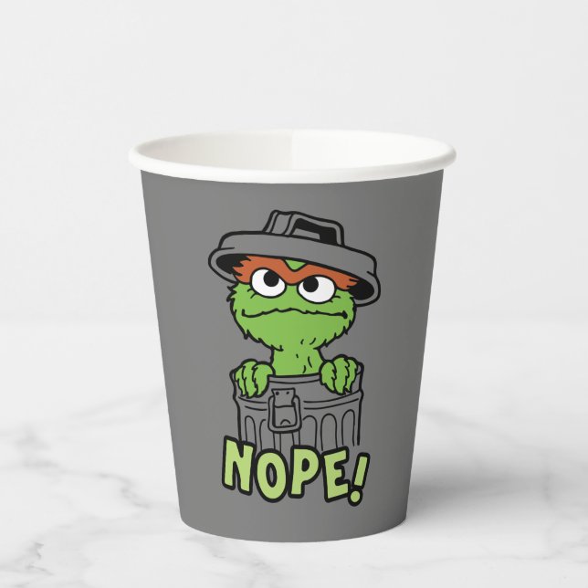 Sesamstraße | Oscar der Grouch Nope! Pappbecher (Links)