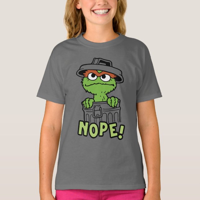 Sesamstraße | Oscar der Grouch Nope! T-Shirt (Vorderseite)
