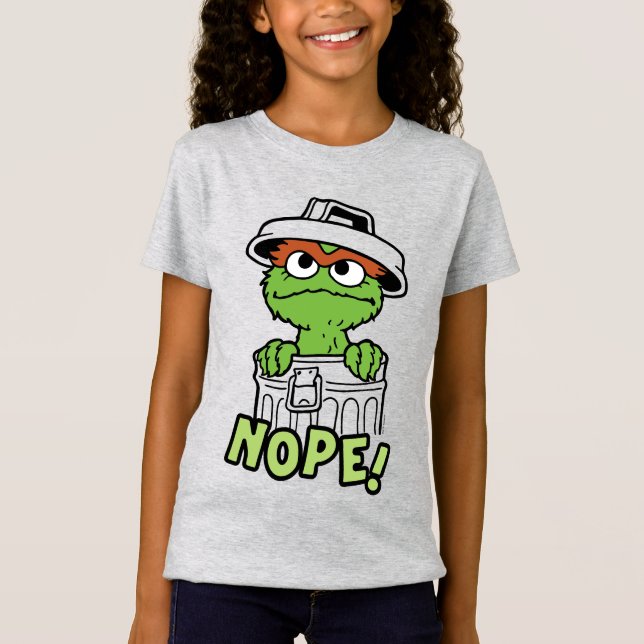 Sesamstraße | Oscar der Grouch Nope! T-Shirt (Vorderseite)