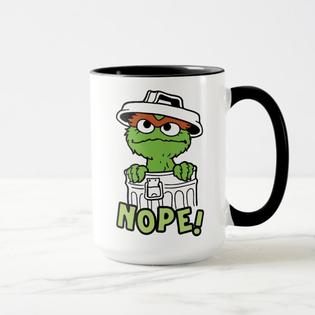 Sesamstraße | Oscar der Grouch Nope! Tasse (Rechts)