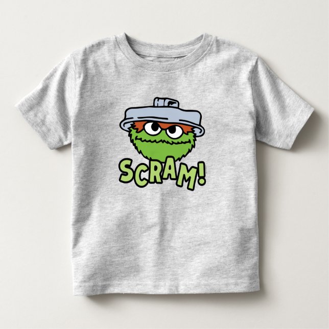 Sesamstraße | Oscar der Grouch Scram! Kleinkind T-shirt (Vorderseite)