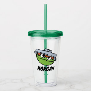 Sesamstraße Oscar der Grouch Scram! Name hinzu Acryltrinkbecher