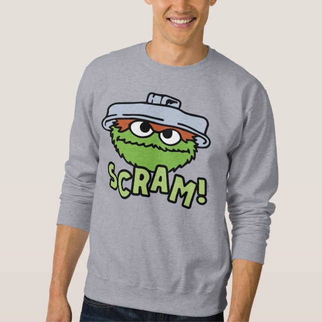 Sesamstraße | Oscar der Grouch Scram! Sweatshirt (Vorderseite)
