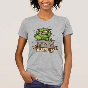 Sesamstraße Oscar der Grouch Trashed T-Shirt