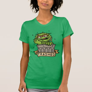Sesamstraße   Oscar der Grouch Trashed T-Shirt