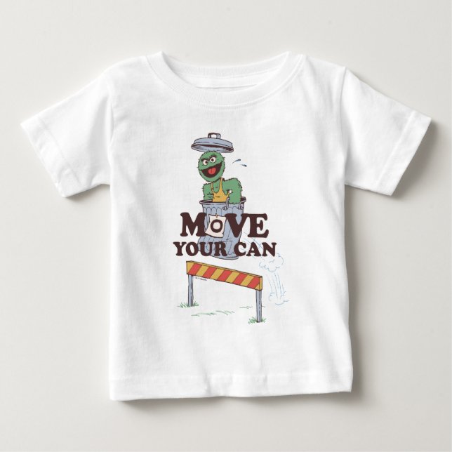 Sesamstraße | Oscar die Erde bewegen Ihre Dose Baby T-shirt (Vorderseite)