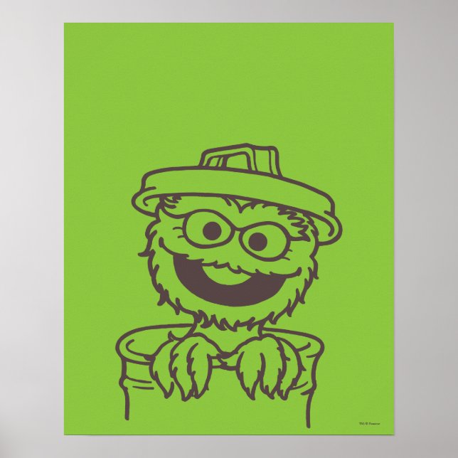 Sesamstraße | Oscar, die Grouch Bright Poster (Vorne)