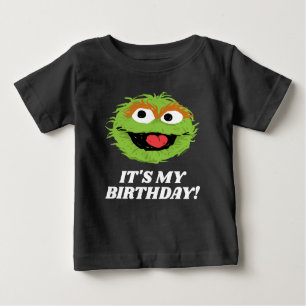 Sesamstraße   Oscar the Grouch Es ist mein Geburts Baby T-shirt