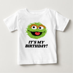 Sesamstraße Oscar the Grouch Es ist mein Geburts Baby T-shirt
