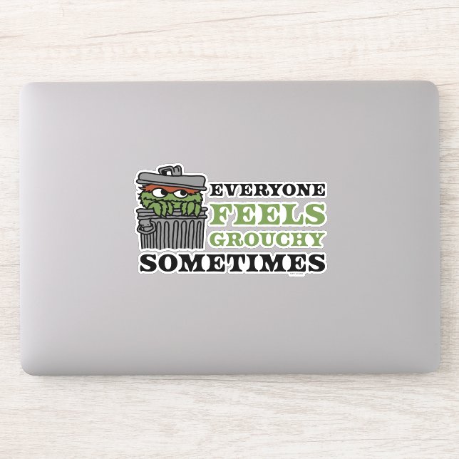 Sesamstraße | Oscar the Grouch Feels Grouchy Aufkleber (Computer)