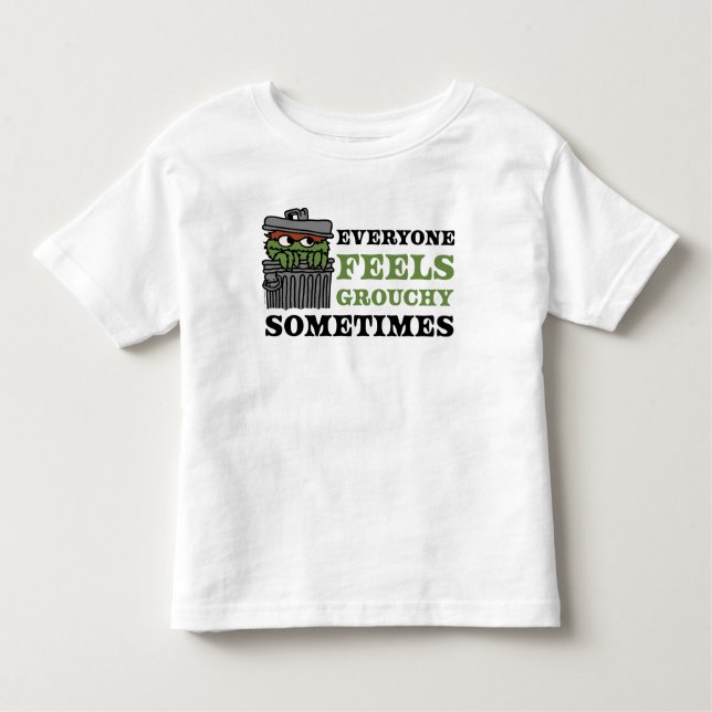 Sesamstraße | Oscar the Grouch Feels Grouchy Kleinkind T-shirt (Vorderseite)
