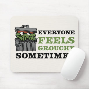 Sesamstraße Oscar the Grouch Feels Grouchy Mousepad