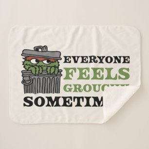 Sesamstraße Oscar the Grouch Feels Grouchy Sherpadecke