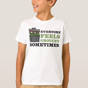 Sesamstraße Oscar the Grouch Feels Grouchy T-Shirt