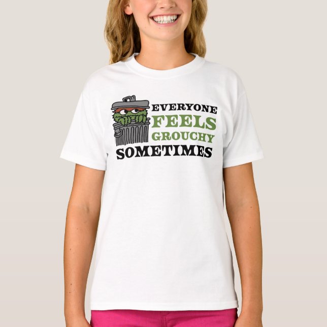 Sesamstraße | Oscar the Grouch Feels Grouchy T-Shirt (Vorderseite)