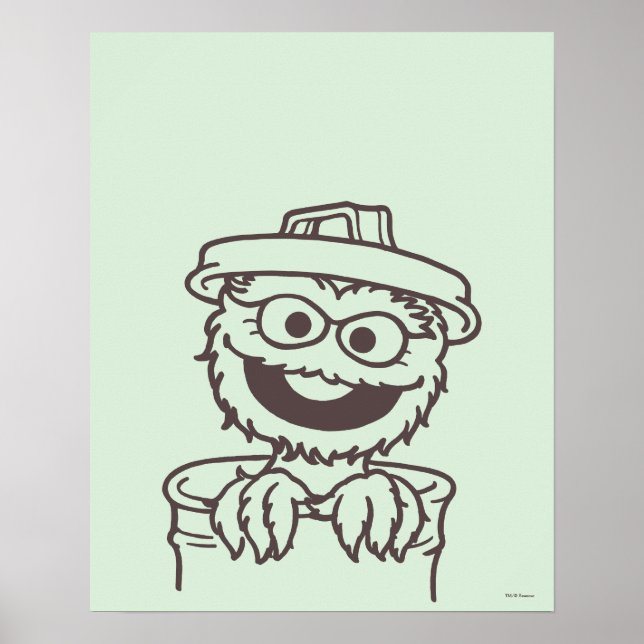Sesamstraße | Oscar the Grouch Poster (Vorne)