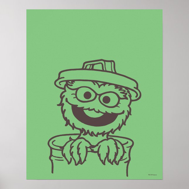 Sesamstraße | Oscar the Grouch Poster (Vorne)
