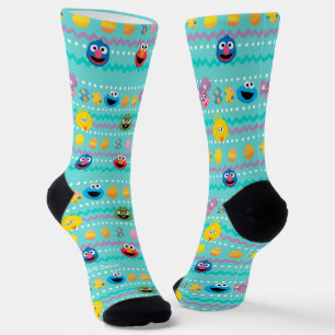 Sesamstraße Ostereier Muster Socken