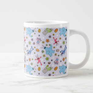 Sesamstraße-Osterhasen-Muster Jumbo-Tasse
