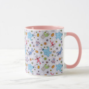 Sesamstraße-Osterhasen-Muster Tasse