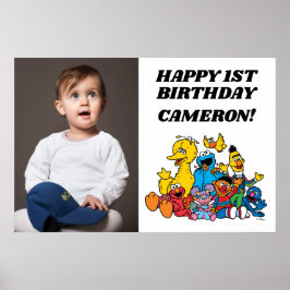Sesamstraße Pals 1. Geburtstag Poster