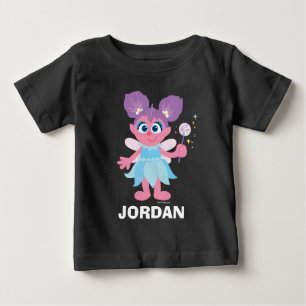 Sesamstraße Personalisiert Abby Cadabby Baby T-shirt