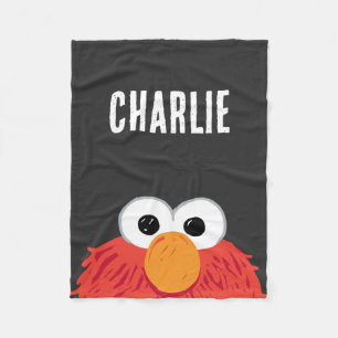 Sesamstraße Personalisiert Elmo Big Face Fleecedecke