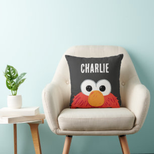 Sesamstraße Personalisiert Elmo Big Face Kissen