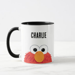 Sesamstraße   Personalisiert Elmo Big Face Tasse