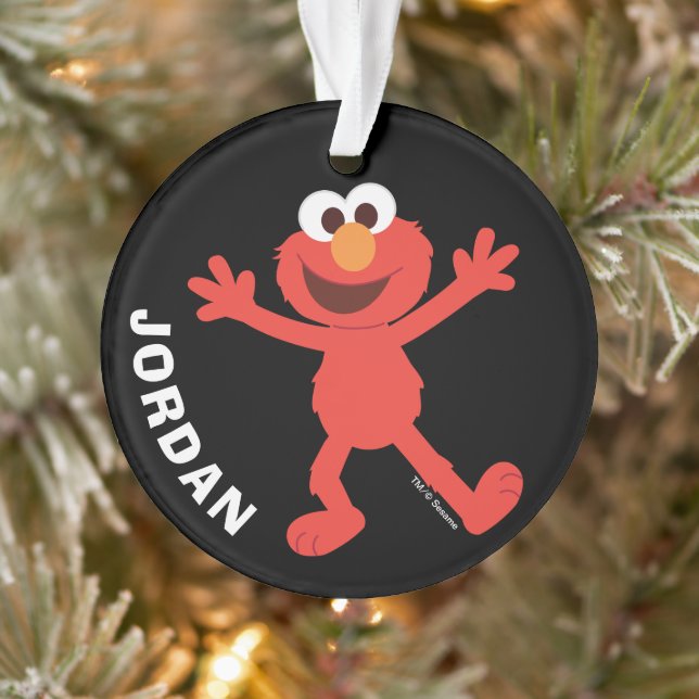 Sesamstraße | Personalisiert Elmo Ornament (Baum)