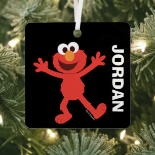 Sesamstraße   Personalisiert Elmo Ornament Aus Metall