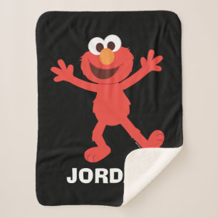 Sesamstraße Personalisiert Elmo Sherpadecke