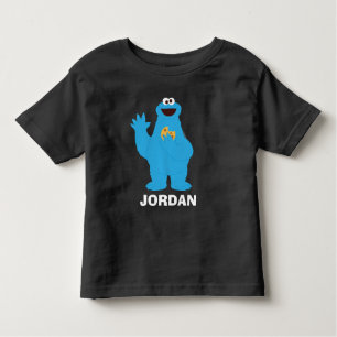 Sesamstraße Personalisiertes Cookie Monster Baby Kleinkind T-shirt