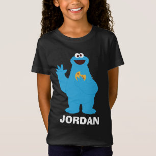 Sesamstraße   Personalisiertes Cookie Monster Baby T-Shirt
