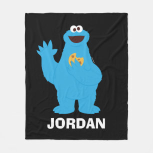 Sesamstraße   Personalisiertes Keksmonster Fleecedecke