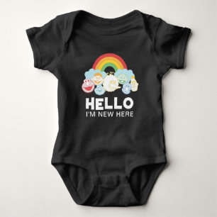 Sesamstraße Regenbogen Hallo, ich bin hier neu Baby Strampler