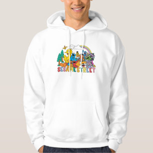 Sesamstraße   Regenbogenwelle Hoodie