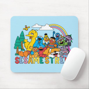 Sesamstraße   Regenbogenwelle Mousepad
