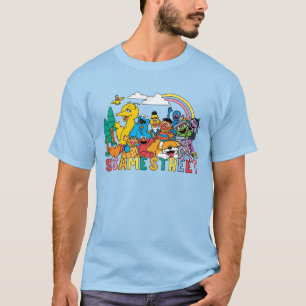 Sesamstraße Regenbogenwelle T-Shirt