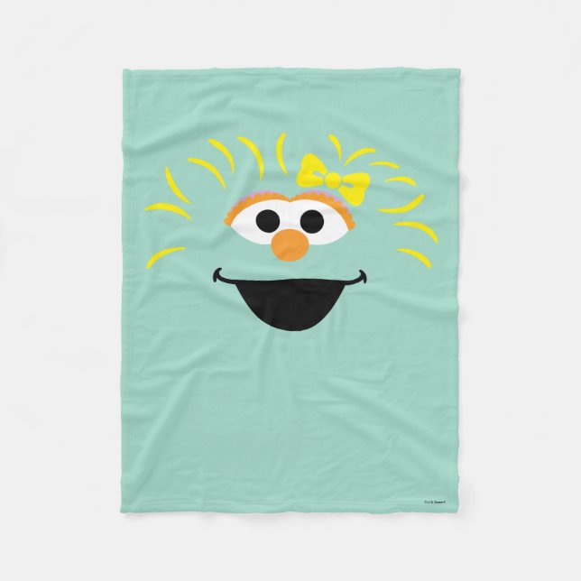 Sesamstraße | Rosita Face Art Fleecedecke (Vorderseite)