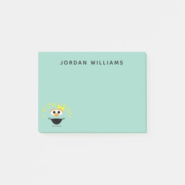 Sesamstraße | Rosita Face Art Post-it Klebezettel (Vorderseite)