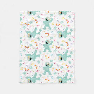 Sesamstraße   Rosita Music Scribble Pattern Fleecedecke