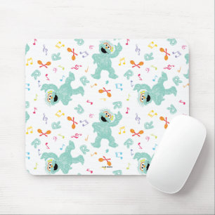 Sesamstraße Rosita Music Scribble Pattern Mousepad